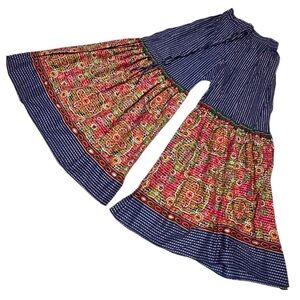 Kayseria Ladli Girls’ Bohemian Flared Palazzo Pants - Size 10-11